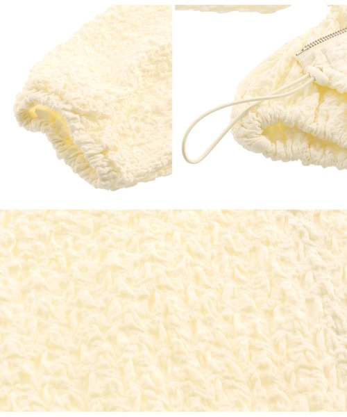 ANAP（アナップ）の「ジャガードカットブルゾン【セットアップ対応】（ブルゾン・レディース・オフホワイト/ブラック・FREE）」の20枚目の写真