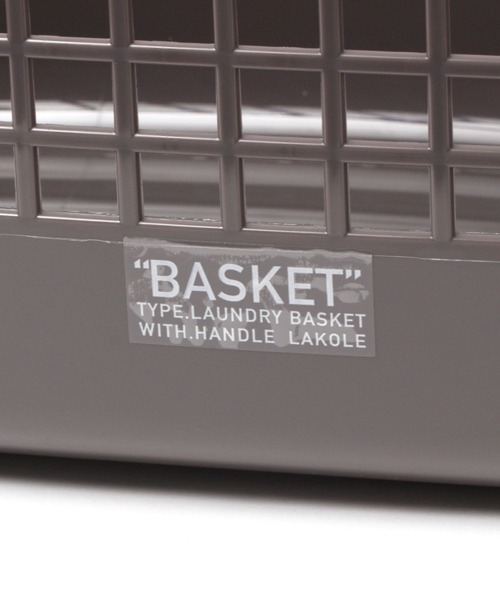 LAKOLE（ラコレ）の「やわらかランドリーバスケット(L) / 975131（ランドリーグッズ・レディース・チャコール・FREE）」の4枚目の写真
