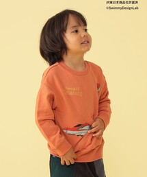 BEAMS mini | BEAMS mini / カンガルーポケット 刺繍 スウェット プルオーバー 23FW(90~150cm)(スウェット)
