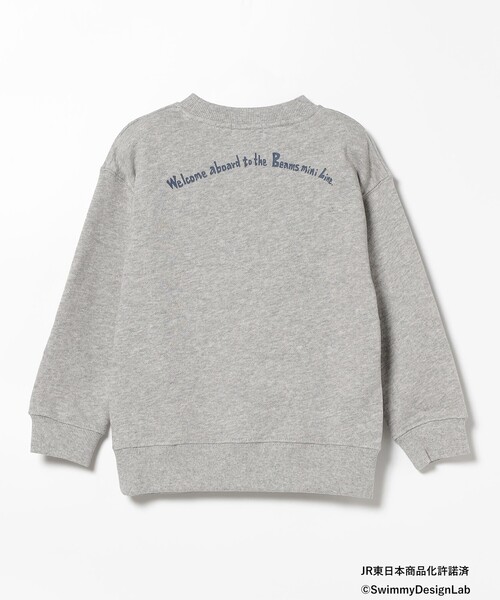 BEAMS mini(ビームスミニ)の「BEAMS mini / カンガルーポケット 刺繍 スウェット プルオーバー 23FW(90~150cm)(スウェット・キッズ・ライトグレー/ブルー系その他4/オレンジ・140/120/90/150/110/100/130)」の13枚目の写真