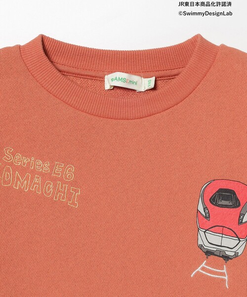 BEAMS mini(ビームスミニ)の「BEAMS mini / カンガルーポケット 刺繍 スウェット プルオーバー 23FW(90~150cm)(スウェット・キッズ・ライトグレー/ブルー系その他4/オレンジ・140/120/90/150/110/100/130)」の16枚目の写真