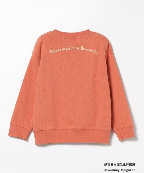 BEAMS mini(ビームスミニ)の「BEAMS mini / カンガルーポケット 刺繍 スウェット プルオーバー 23FW(90~150cm)(スウェット・キッズ・ライトグレー/ブルー系その他4/オレンジ・140/120/90/150/110/100/130)」の18枚目の写真