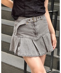 3.3 Field Trip  | 3.3 Field Trip／プリーツデニムスカート 2977561(デニムスカート)