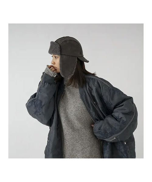 JOINT WORKS(ジョイントワークス)の「【SUBLiME/サブライム】2WAY FLIHGT CAP(キャップ・メンズ・チャコールグレー/カーキ/ブラック・FREE)」の2枚目の写真