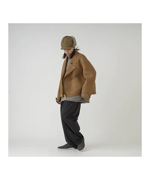 JOINT WORKS(ジョイントワークス)の「【SUBLiME/サブライム】2WAY FLIHGT CAP(キャップ・メンズ・チャコールグレー/カーキ/ブラック・FREE)」の6枚目の写真