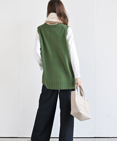 rps（アールピーエス）の「さしこみキルトマフラー（マフラー・レディース・カーキ/ブラック/ダークベージュ・フリー）」の18枚目の写真