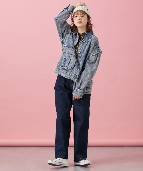 Le temps riche（ルタンリッシュ）の「２ＷＡＹケミカルデニムジャケット ＜Le temps riche＞（デニムジャケット・レディース・ブルー/ブラック・L/M）」の13枚目の写真