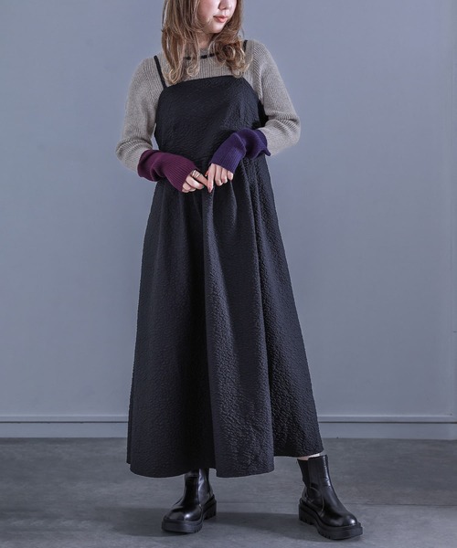 n'OrLABEL（ノアールレーベル）の「『配色リブ編みデザインニット』（ニット/セーター・レディース・モカ/ブラック/杢グレー・1/2）」の15枚目の写真