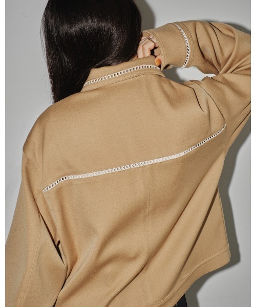 TODAYFUL ラッダーレースダブルフェイスブルゾン TODAYFUL（トゥデイフル）の「ラッダーレースダブルフェイス