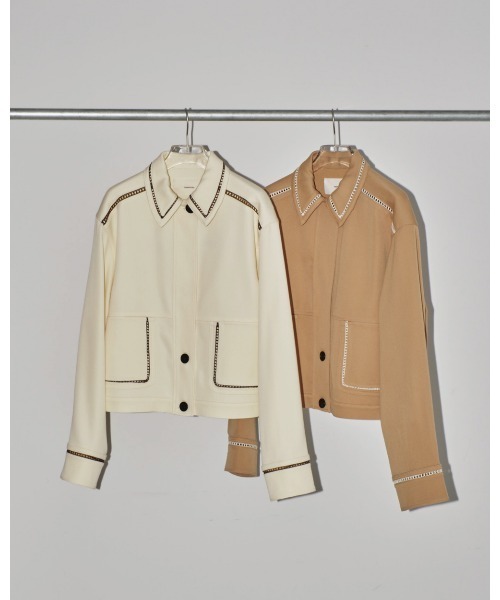 TODAYFUL ラッダーレースダブルフェイスブルゾン TODAYFUL ラッダーレースダブルフェイスブルゾン TODAYFUL