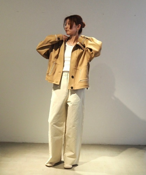 TODAYFUL ラッダーレスダブルフェイスブルゾン 36
