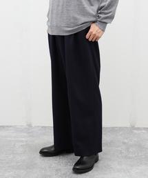 EDIFICE | 【LA BOUCLE / ラブ―クル】Merino Saxony Wide パンツ(スラックス)