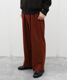 EDIFICE | 【LA BOUCLE / ラブ―クル】Merino Saxony Wide パンツ(スラックス)