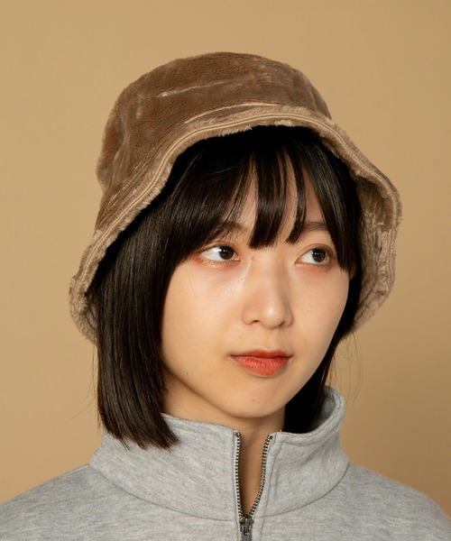 Champion（チャンピオン）の「【CHAMPION/チャンピオン】　シールボアバケットハット（ハット・メンズ・チャコールグレー/グレー/アイボリー/ブラウン/ブラック・FREE）」の19枚目の写真