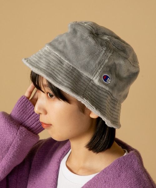Champion（チャンピオン）の「【CHAMPION/チャンピオン】　シールボアバケットハット（ハット・メンズ・チャコールグレー/グレー/アイボリー/ブラウン/ブラック・FREE）」の14枚目の写真
