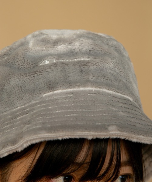 Champion（チャンピオン）の「【CHAMPION/チャンピオン】　シールボアバケットハット（ハット・メンズ・チャコールグレー/グレー/アイボリー/ブラウン/ブラック・FREE）」の15枚目の写真