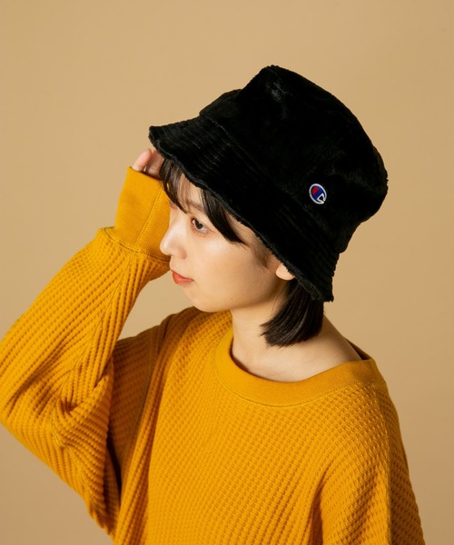 Champion（チャンピオン）の「【CHAMPION/チャンピオン】　シールボアバケットハット（ハット・メンズ・チャコールグレー/グレー/アイボリー/ブラウン/ブラック・FREE）」の6枚目の写真