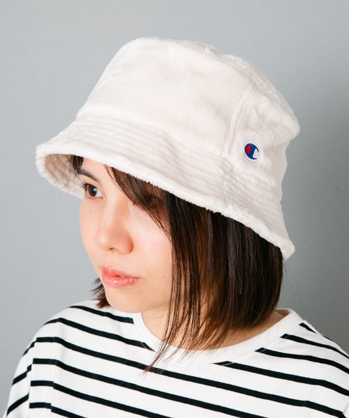 Champion（チャンピオン）の「【CHAMPION/チャンピオン】　シールボアバケットハット（ハット・メンズ・チャコールグレー/グレー/アイボリー/ブラウン/ブラック・FREE）」の21枚目の写真