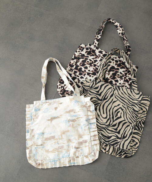 FREE'S MART（フリーズマート）の「◆フリルトート（トートバッグ・レディース・ブラック系その他/ベージュ系その他/ホワイト系その他・ﾌﾘ-）」の17枚目の写真