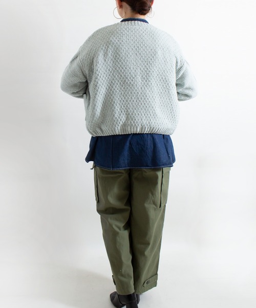 ALL ORDINARIES（オールオーディナリーズ）の「【LITTLE MARKET（リトルマーケット）】アラン編み モールヤーンニットカーディガン（ニット/セーター・レディース・ブルー/イエロー/グレー・FREE）」の15枚目の写真