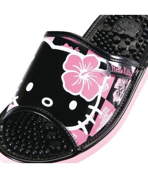 Mayree(メイリー)の「【Sanrio】サンリオハイビスカスハロキティヘルシーサンダル(MA)(サンダル・レディース・ブラック×ピンク/ブラック×ゴールド/ピンク/サックスブルー・M/L)」の10枚目の写真