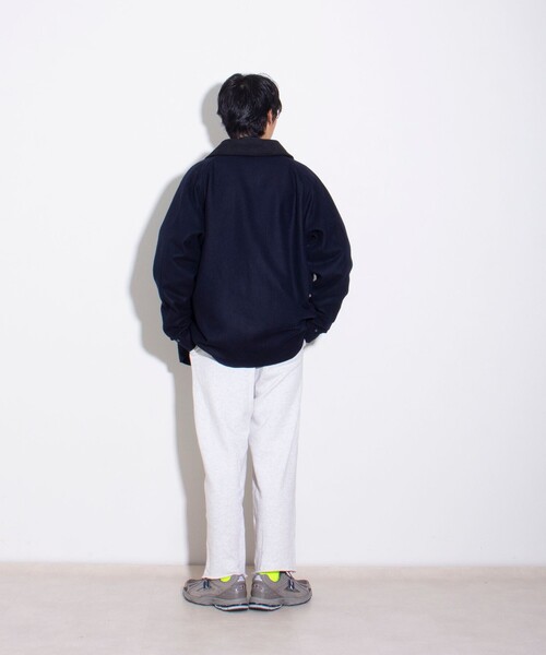 GEVACO（ゲバコ）の「【GEVACO/ゲバコ】メルトンミドルブルゾン ミドルコート（ブルゾン・メンズ・グレー/ブルー/ネイビー/カーキ・M/L）」の6枚目の写真