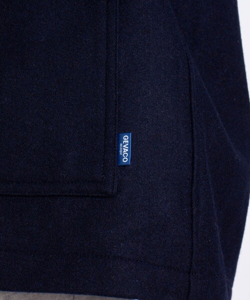 GEVACO（ゲバコ）の「【GEVACO/ゲバコ】メルトンミドルブルゾン ミドルコート（ブルゾン・メンズ・グレー/ブルー/ネイビー/カーキ・M/L）」の16枚目の写真