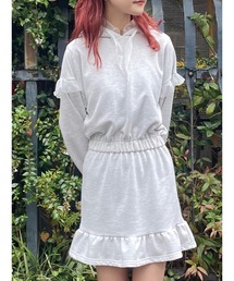 merry jenny | フリルフードワンピース(ワンピース)