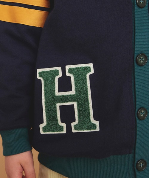 BRANSHES（ブランシェス）の「【ハリー・ポッター】branshes オリジナル／ホグワーツ　カーディガン（カーディガン/ボレロ・キッズ・エンジ/ネイビー・90/110/130/120/140/100/150）」の10枚目の写真