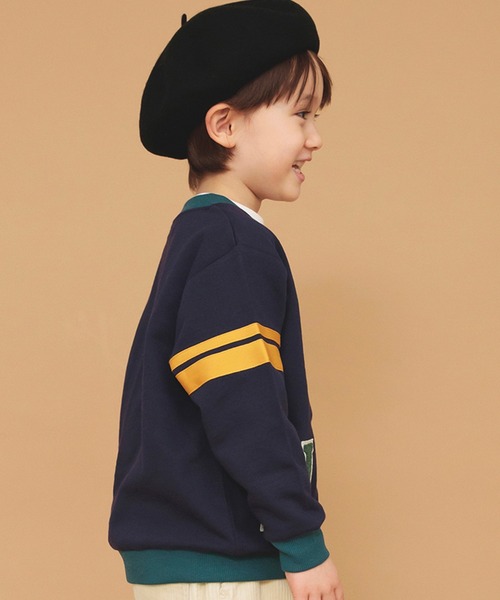 BRANSHES（ブランシェス）の「【ハリー・ポッター】branshes オリジナル／ホグワーツ　カーディガン（カーディガン/ボレロ・キッズ・エンジ/ネイビー・90/110/130/120/140/100/150）」の12枚目の写真