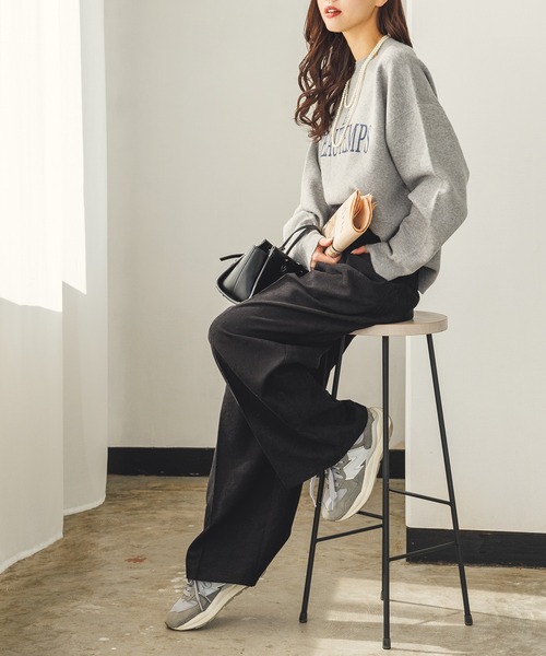 hunch（ハンチ）の「細コールタックパンツ（その他パンツ・レディース・ライトイエロー/ブラック/オフホワイト・FREE）」の16枚目の写真