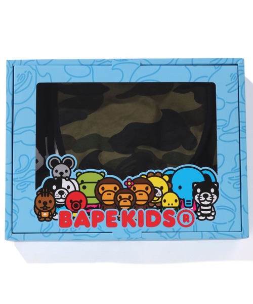 A BATHING APE(アベイシングエイプ)の「1ST CAMO COLLEGE BABY GIFT SET KB(ベビーギフト・キッズ・イエロー/グリーン・80/70)」の9枚目の写真