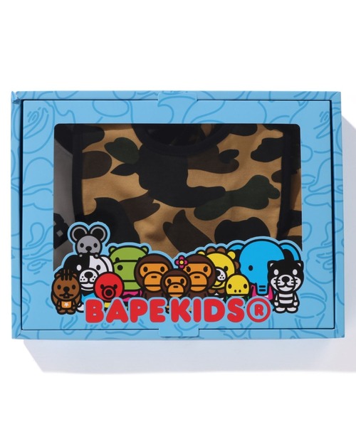 A BATHING APE(アベイシングエイプ)の「1ST CAMO COLLEGE BABY GIFT SET KB(ベビーギフト・キッズ・イエロー/グリーン・80/70)」の10枚目の写真