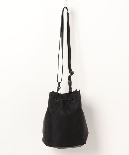 Manhattan Portage（マンハッタンポーテージ）の「St. George Drawstring Matte twill（ショルダーバッグ・メンズ・ブラック・X-SMALL）」の15枚目の写真