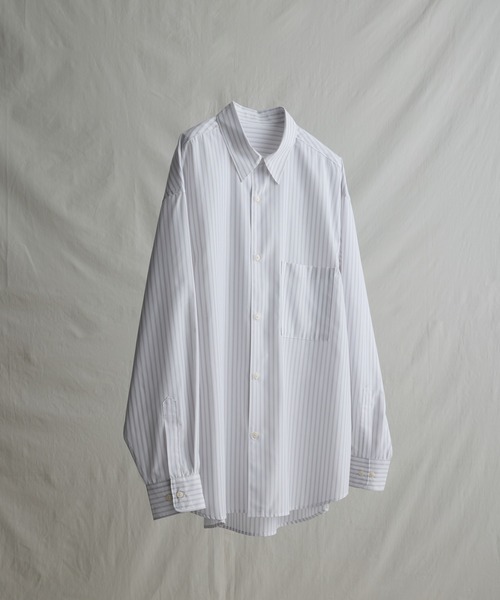 WYM LIDNM（ウィム バイ リドム）の「長袖シャツ（シャツ/ブラウス・メンズ・ブルー・L）」の2枚目の写真