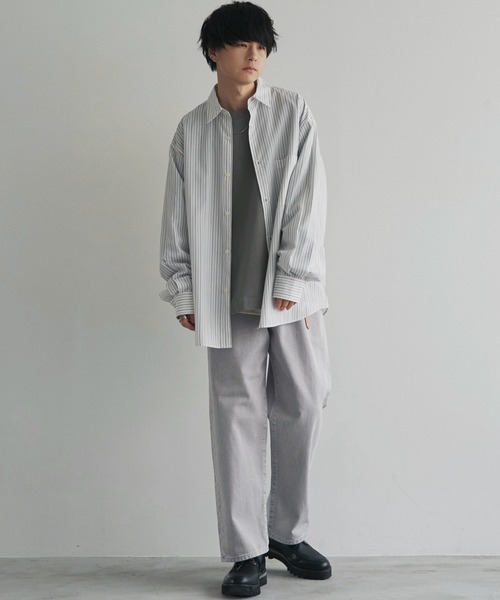 WYM LIDNM（ウィム バイ リドム）の「長袖シャツ（シャツ/ブラウス・メンズ・ブルー・L）」の9枚目の写真