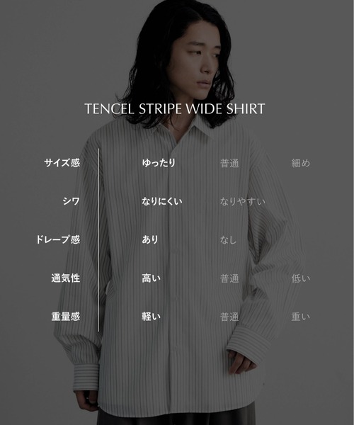 WYM LIDNM（ウィム バイ リドム）の「長袖シャツ（シャツ/ブラウス・メンズ・ブルー・L）」の13枚目の写真