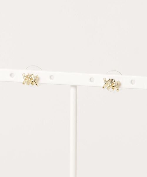 LYEON（リヨン）の「レースアップリボンピアス（ピアス（両耳用）・レディース・ゴールド/シルバー・FREE）」の12枚目の写真