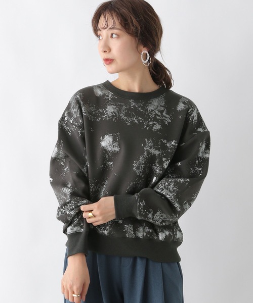 LEPSIM（レプシィム）の「箔プリントスウェット　989872（スウェット・レディース・オフホワイト/チャコールグレー・FREE）」の22枚目の写真