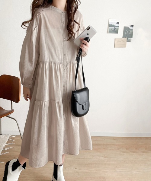 セール】大人のフェミニンアイテム。綿100％前後2wayシアーティアード