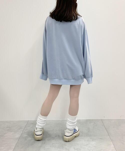 Whinny（ホワイニー）の「Whinny/くまきちはカリスマニート?（ジャージ・レディース・ブラック/ホワイト/サックスブルー・FREE）」の10枚目の写真