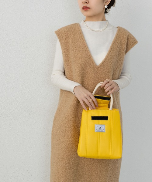 LA VORAGINE（ラ ヴォラジネ）の「【保温･保冷】トートランチバッグ/お弁当バッグ（お弁当箱・レディース・イエロー/グリーン・FREE）」の7枚目の写真