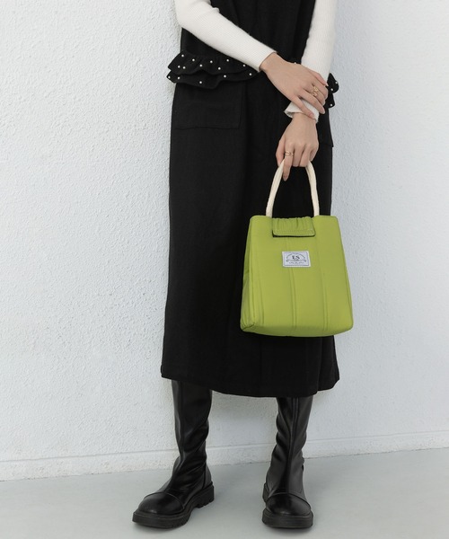 LA VORAGINE（ラ ヴォラジネ）の「【保温･保冷】トートランチバッグ/お弁当バッグ（お弁当箱・レディース・イエロー/グリーン・FREE）」の8枚目の写真