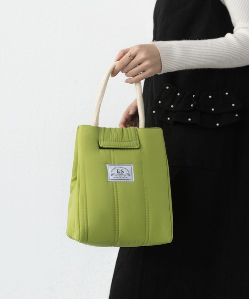 LA VORAGINE（ラ ヴォラジネ）の「【保温･保冷】トートランチバッグ/お弁当バッグ（お弁当箱・レディース・イエロー/グリーン・FREE）」の9枚目の写真
