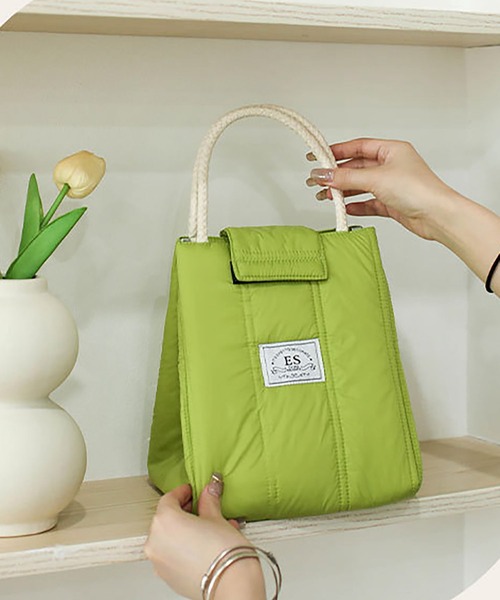 LA VORAGINE（ラ ヴォラジネ）の「【保温･保冷】トートランチバッグ/お弁当バッグ（お弁当箱・レディース・イエロー/グリーン・FREE）」の11枚目の写真