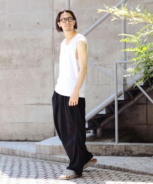 SHELTECH（シェルテック）の「SHELTECH x B:MING by BEAMS / 別注 タンクトップ（タンクトップ・メンズ・チャコールグレー/ブラック/ホワイト・M/XL/S/L）」の5枚目の写真