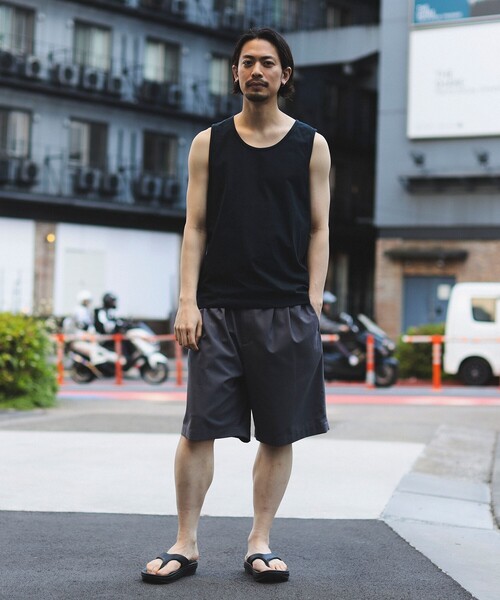 SHELTECH（シェルテック）の「SHELTECH x B:MING by BEAMS / 別注 タンクトップ（タンクトップ・メンズ・チャコールグレー/ブラック/ホワイト・M/XL/S/L）」の9枚目の写真