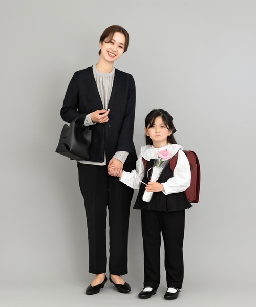 URBAN RESEARCH DOORS（アーバンリサーチドアーズ）の「フリルカラーブラウス(KIDS)（シャツ/ブラウス・キッズ・オフホワイト/ブルー系その他・120/105/135）」の11枚目の写真