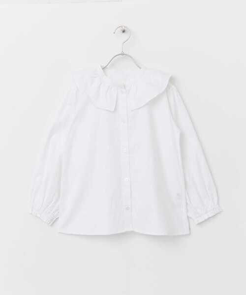 URBAN RESEARCH DOORS（アーバンリサーチドアーズ）の「フリルカラーブラウス(KIDS)（シャツ/ブラウス・キッズ・オフホワイト/ブルー系その他・120/105/135）」の16枚目の写真