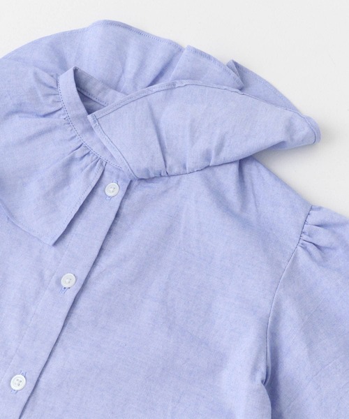 URBAN RESEARCH DOORS（アーバンリサーチドアーズ）の「フリルカラーブラウス(KIDS)（シャツ/ブラウス・キッズ・オフホワイト/ブルー系その他・120/105/135）」の18枚目の写真